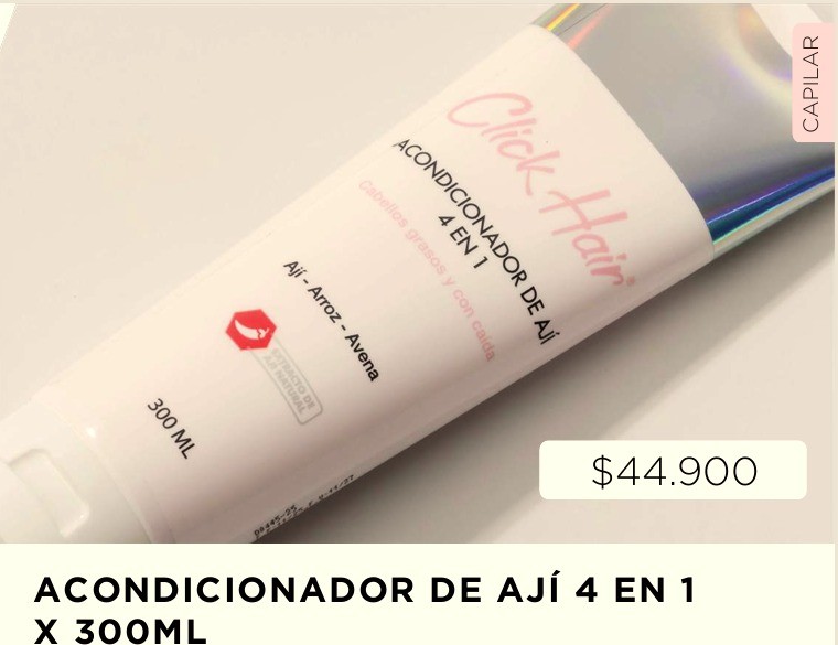 Acondicionador de ají Clickair 4 en 1 300 ml referencia SM-162