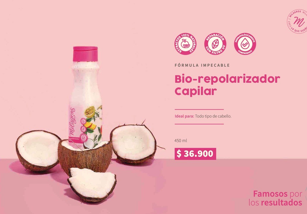 Bio-repolarizador capilar Milagros referencia SM-169