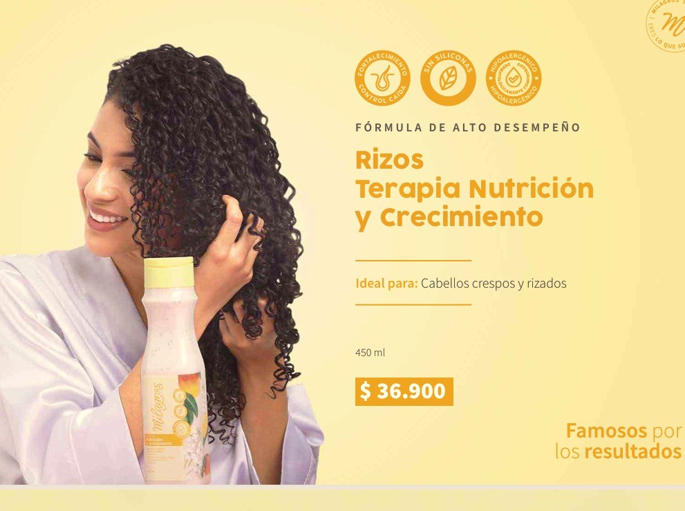 Rizos terapia nutrición y crecimiento Milagros referencia SM-171
