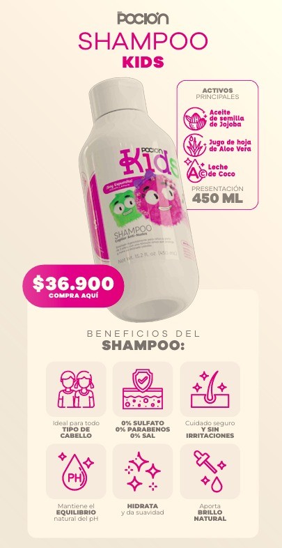 Shampoo Kids Poción referencia SM-179