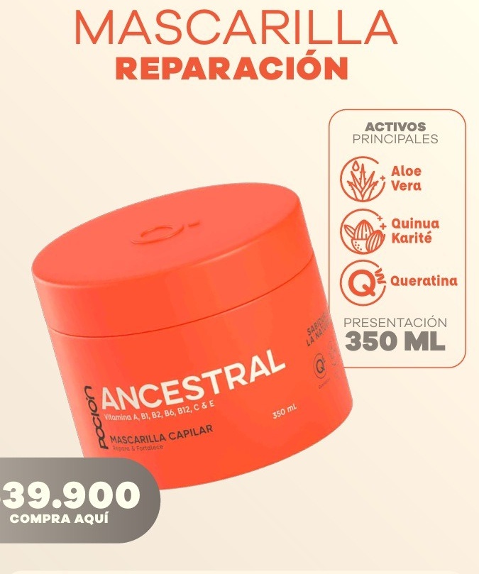 Mascarilla capilar reparación Poción referencia SM-183