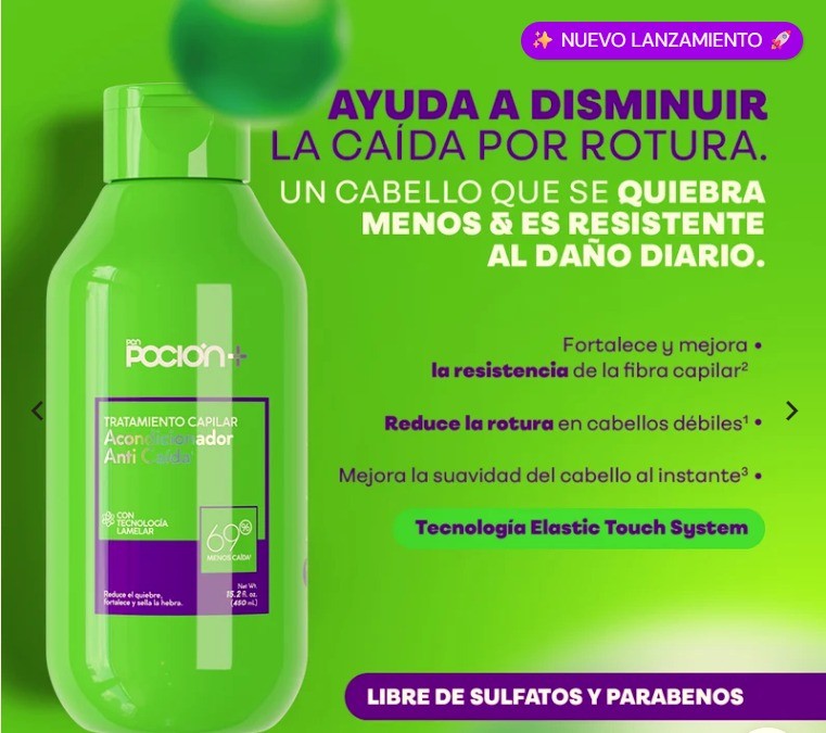 Tratamiento capilar Poción referencia SM-187