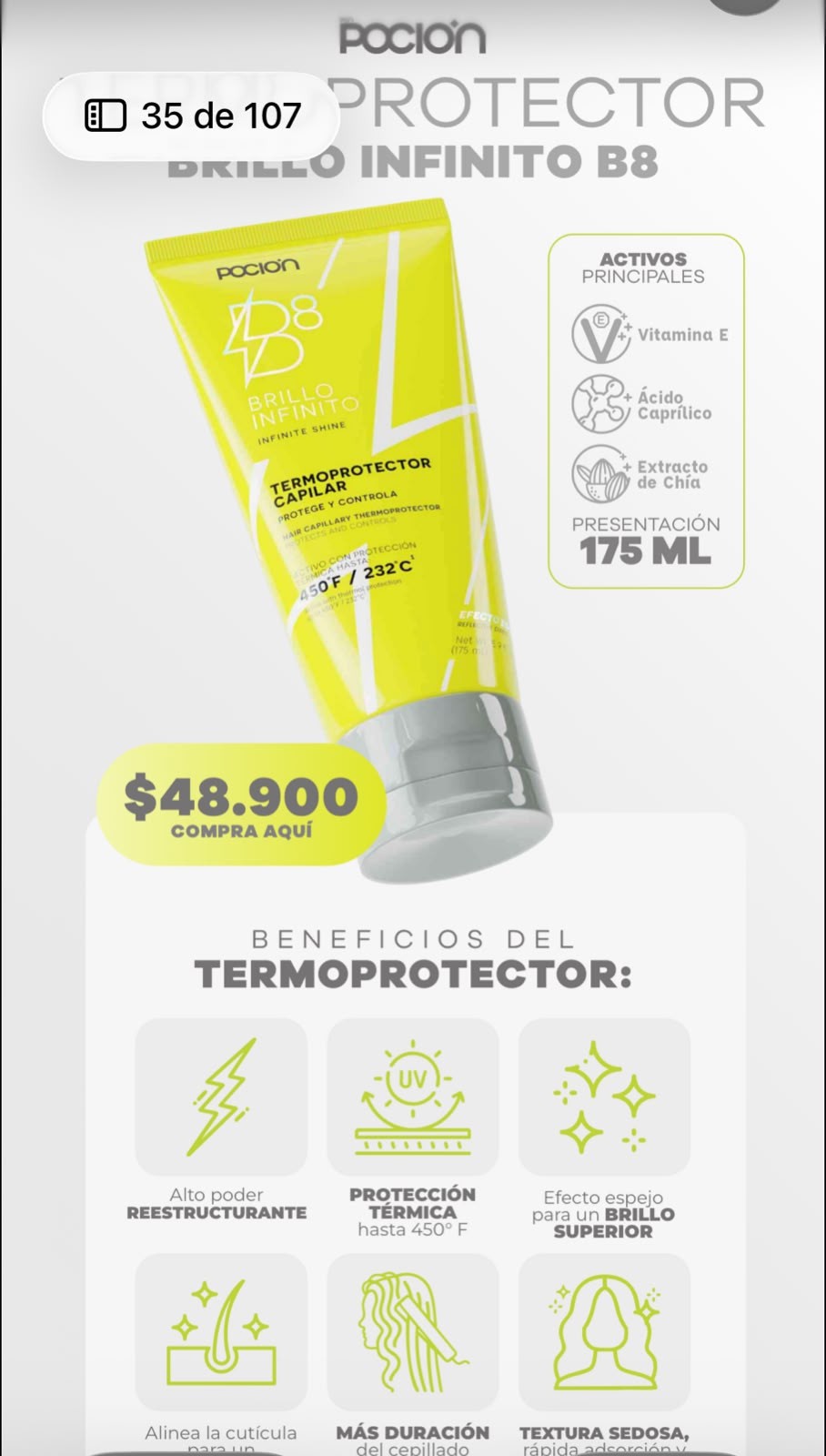 Termoprotector Infinito Poción referencia SM-188