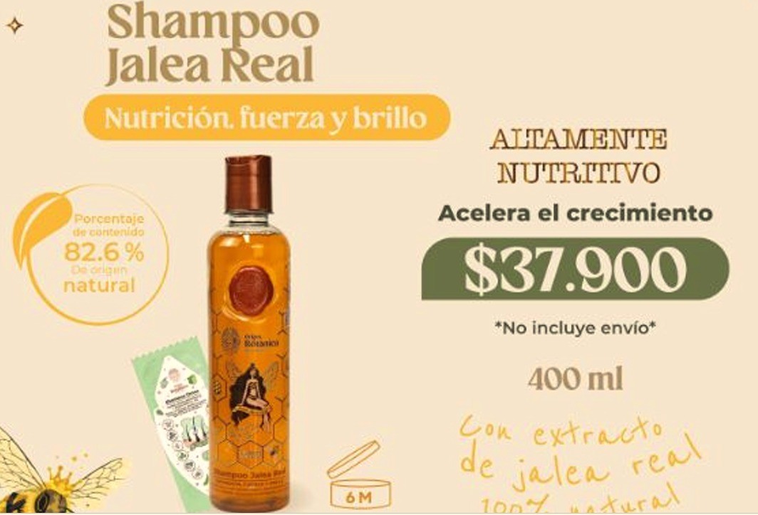 Shampoo Jalea Real Ritual Botánico 400 ml referencia SM-189