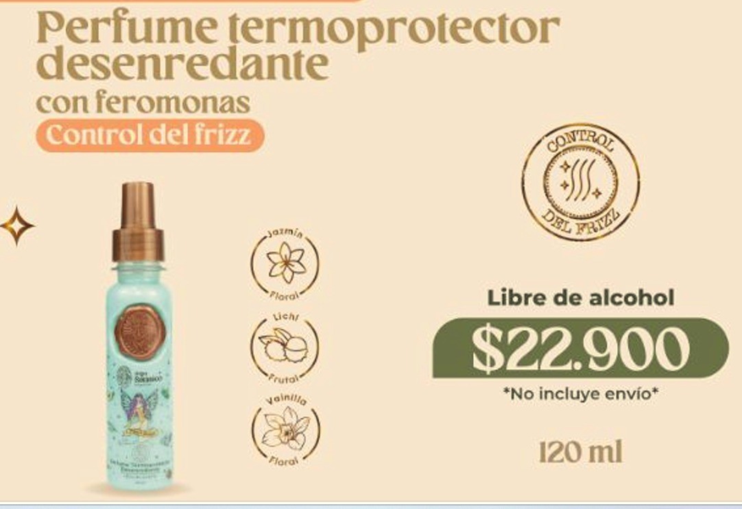 Perfume termoprotector desenredante con feromonas Ritual Botánico referencia SM-191