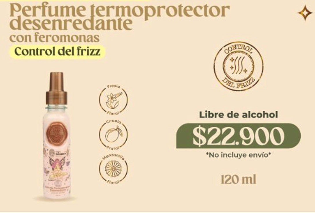 Perfume termoprotector control frizz con feromonas Ritual Botánico referencia SM-192