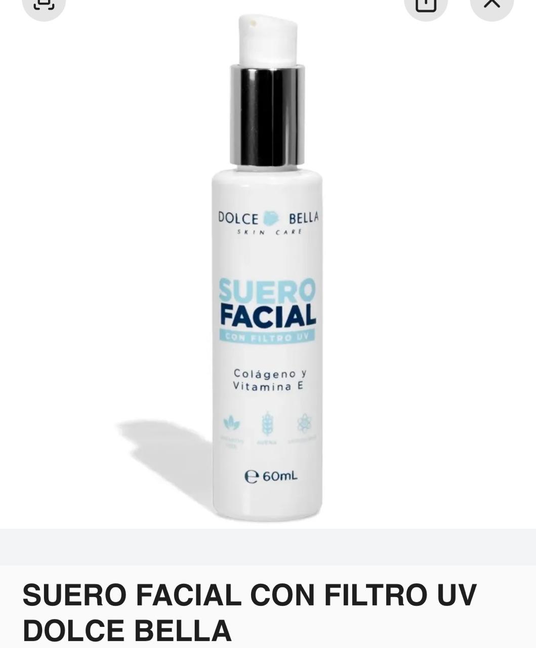 Suero facial con filtro UV Dolce Bella referencia SM-139