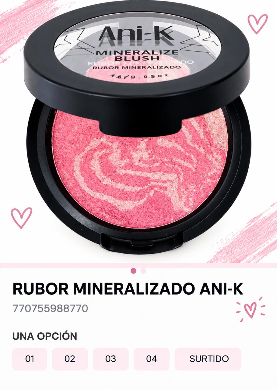 Rubor Mineralizado Ani-K referencia SM-143