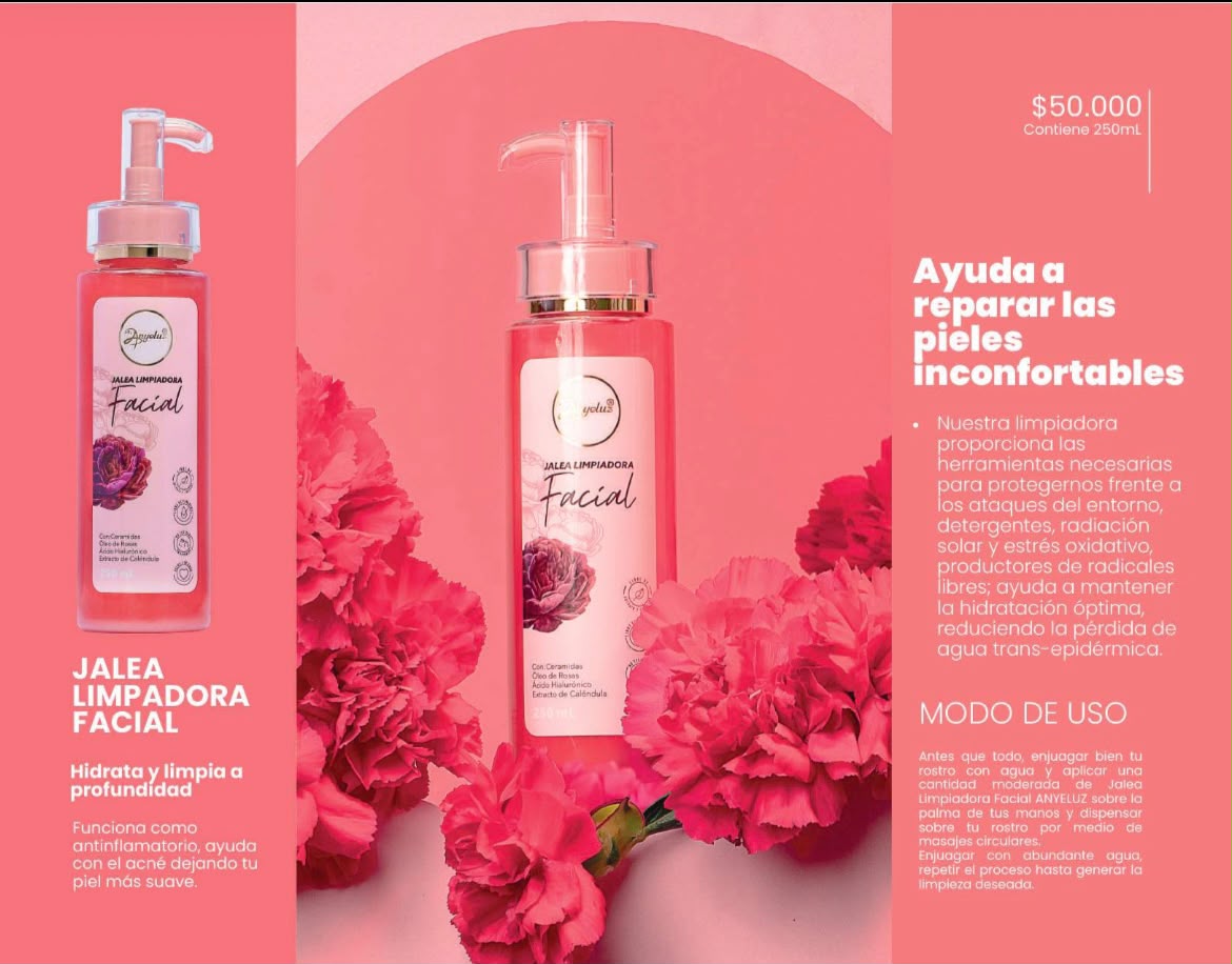 Jalea Limpiadora Facial Anyeluz referencia SM-231
