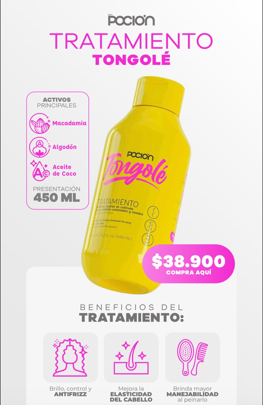 Tratamiento Tongolé Poción 450 ml referencia SM-236